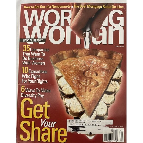 Working Woman Lot of 2 Magazines April March 2001 - Picture 2 of 4